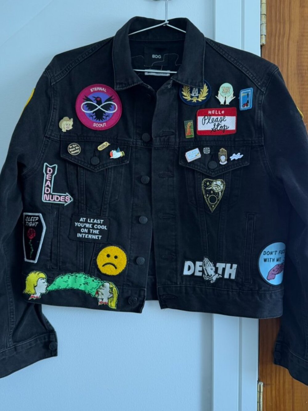 Custom Patchwork Jean Jacket - Picture 7 of 8